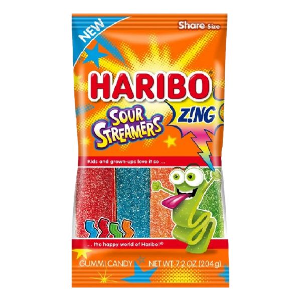 HARIBO SOUR STREAMERS 7.2 oz