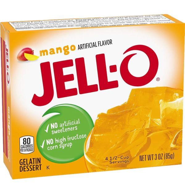 JELLO GELATIN MANGO 3OZ