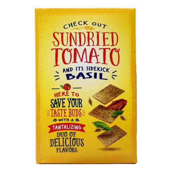 NABISCO WHEAT THINS SUNDRIED TOM BASIL 9oz
