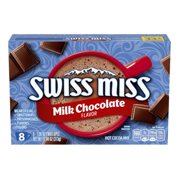 SWISS MISS CHOCOLATE PREMIUM HOT COCOA MIX 8 ENVELOPE 11 oz