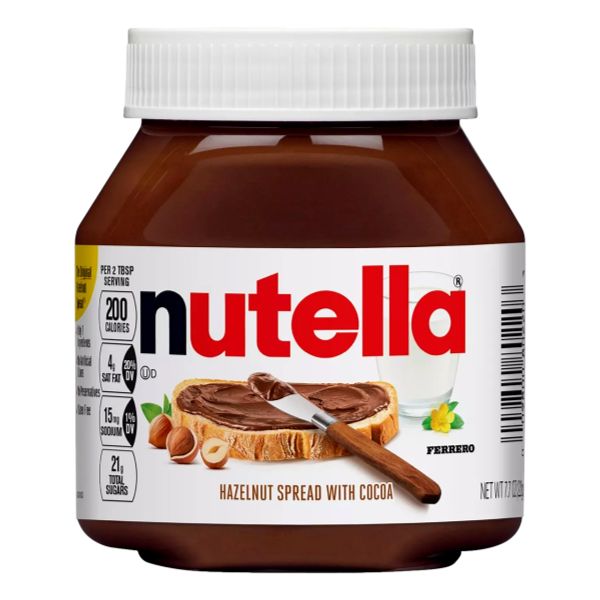 NUTELLA CHOCOLATE HAZELNUT SPREAD 7.7oz
