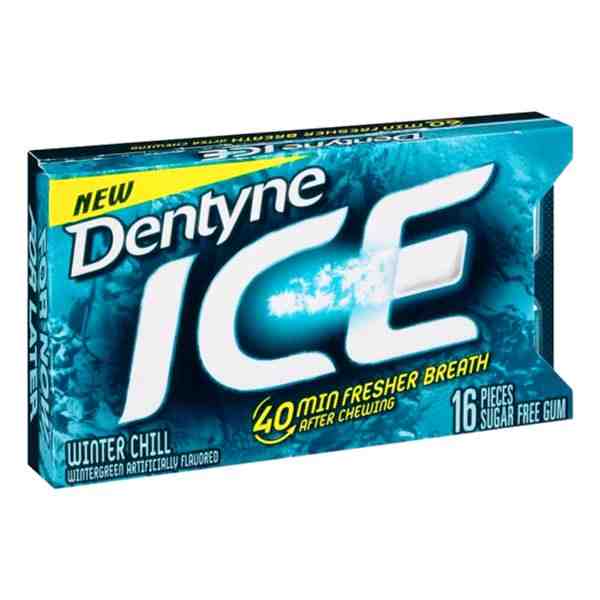 DENTYNE ICE WINTER CHILL SUGAR FREE GUM 16ct