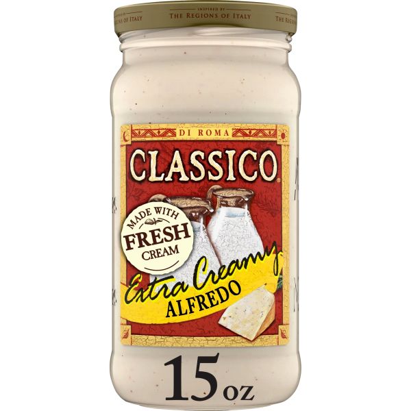 CLASSICO EXTRA CREAMY ALFREADO SAUCE 15 OZ