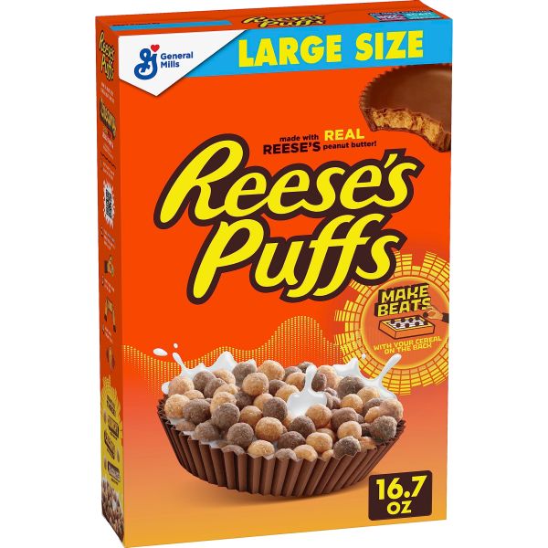 GENERAL MILLS REESES PUFFS CEREAL 16.7oz