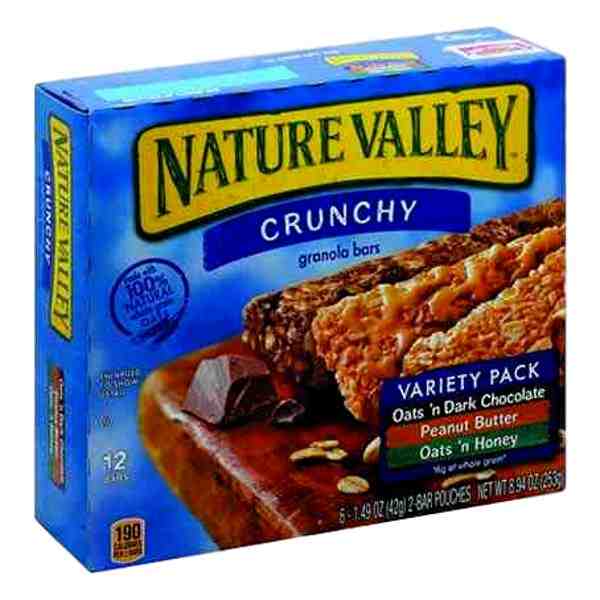 NATURE VALLEY CRUNCHY GRANOLA BARS VARIETY PACK 8.94oz