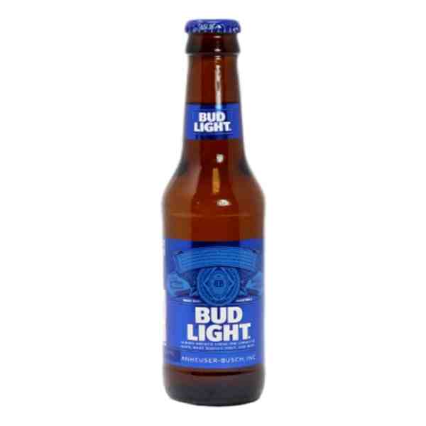 BUD LIGHT BOTTLE 7oz BLUE