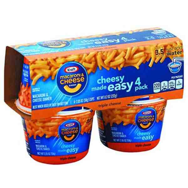 MACARONI & TRIPLE CHEESE DINNER 4 PACK 8.2 OZ