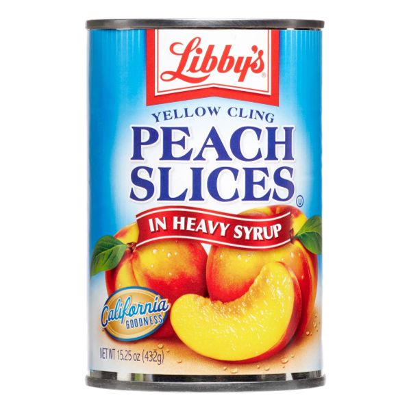 LIBBYS PEACH SLICES IN HEAVY SYRUP 15.25 oz