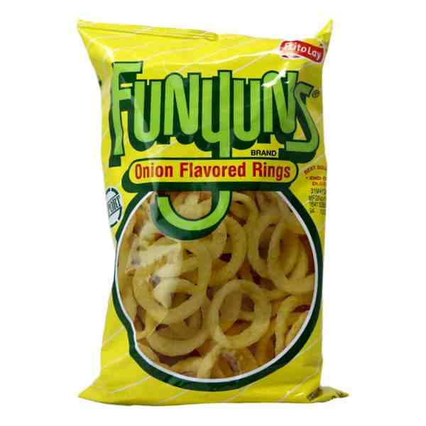 FUNYUNS ONION FLAVORED RINGS 8/5.75 oz