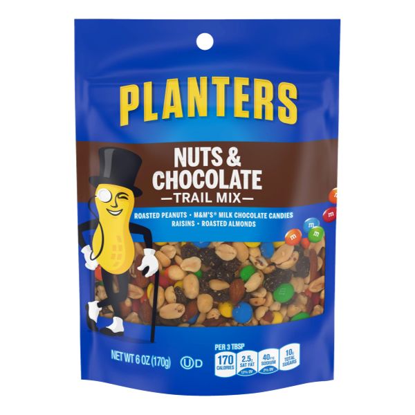 PLANTERS NUT & CHOCOLATE TRAIL MIX 6 OZ