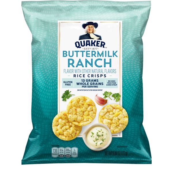 QUAKER RICE CRISPS BUTTERMILK RANCH 6.06