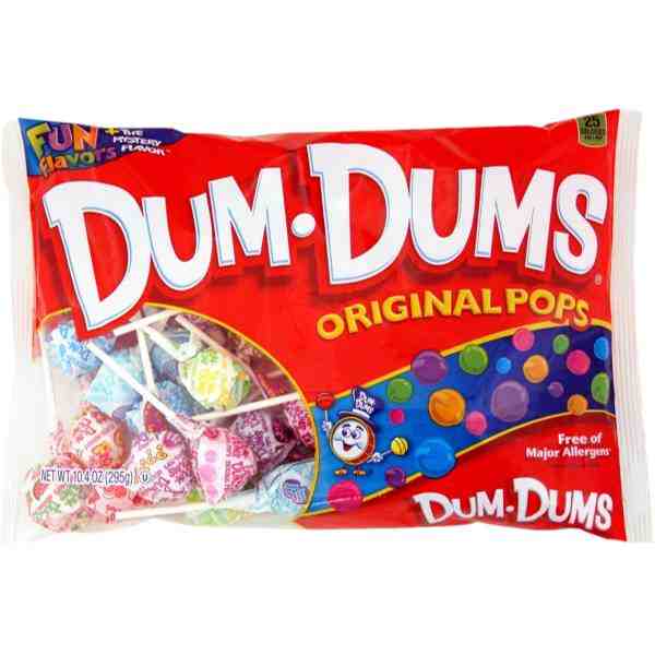 DUM DUM ASSORTED ORIGINAL POPS 10.4oz