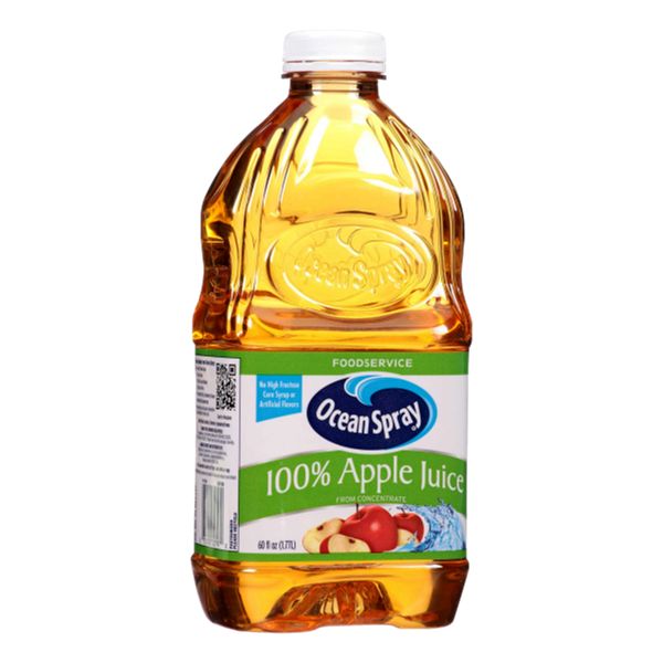 OCEAN SPRAY 100% APPLE JUICE 60 FZ