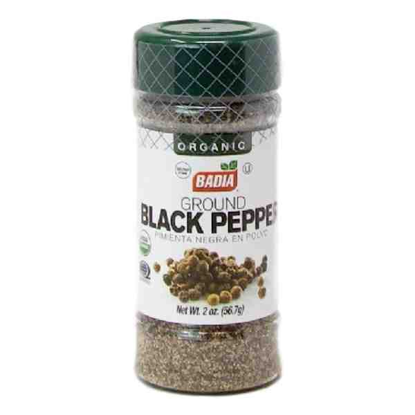 ORGANIC GROUND BLACK PEPPER 2oz
