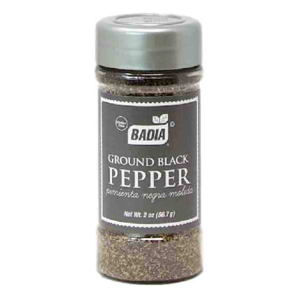 GROUND BLACK PEPPER 2oz