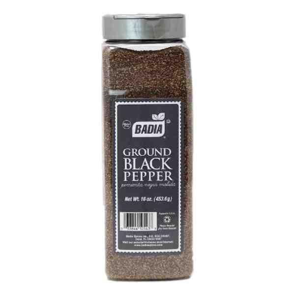 BLACK GROUND PEPPER 16oz