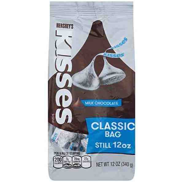 HERSHEYS KISSES MILK CHOCOLATE 10.8oz