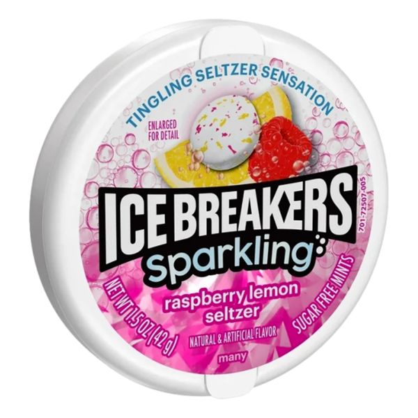 ICE BREAKERS SPARKLING RASPBERRY 1.5 OZ