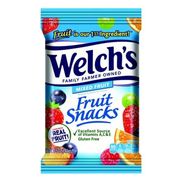 WELCH'S MIXED FRUIT SNACKS 5 OZ