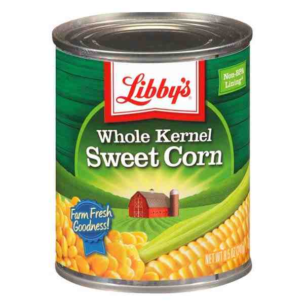 LIBBYS WHOLE KERNEL SWEET CORN 8.75oz