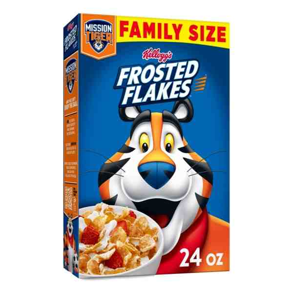 KELLOGGS FROSTED FLAKES 21.7 oz FAMILY SIZE