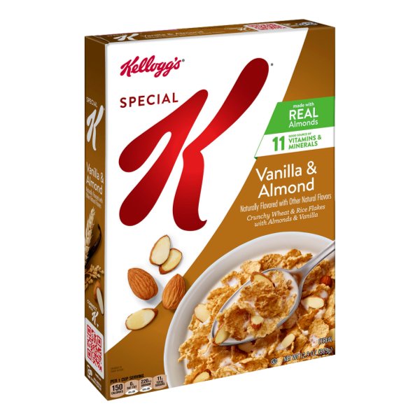 KELLOGGS SPECIAL K VANILLA ALMOND CEREAL 12.9oz