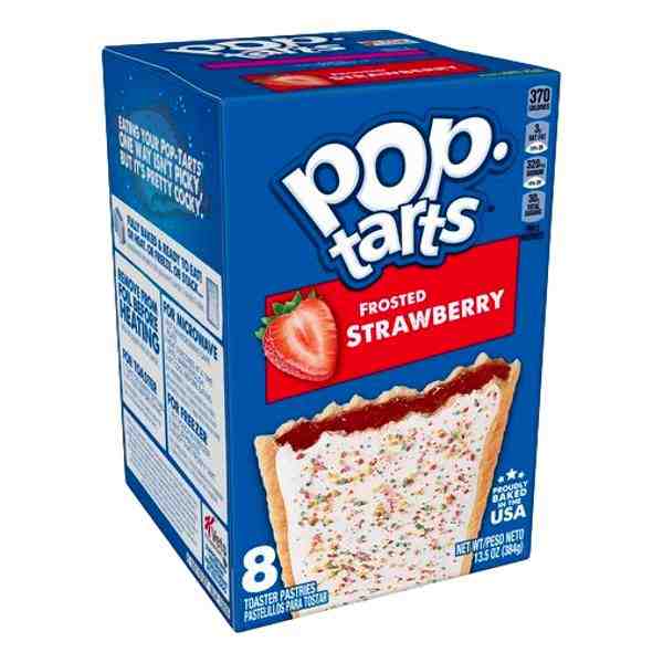 KELLOGG POPTARTS FROSTED STRAWBERRY 13.5oz