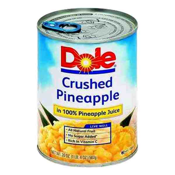 DOLE PINEAPPLE CRUSHED 20oz