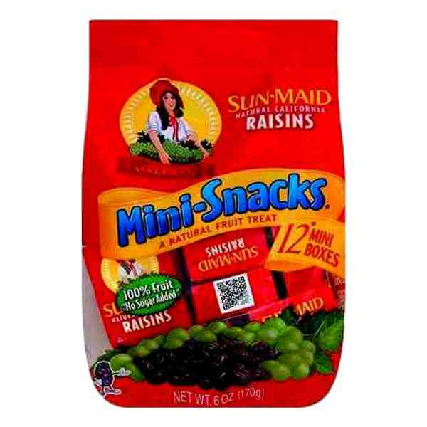 SUNMAID MINI-SNACKS RAISIN 6OZ
