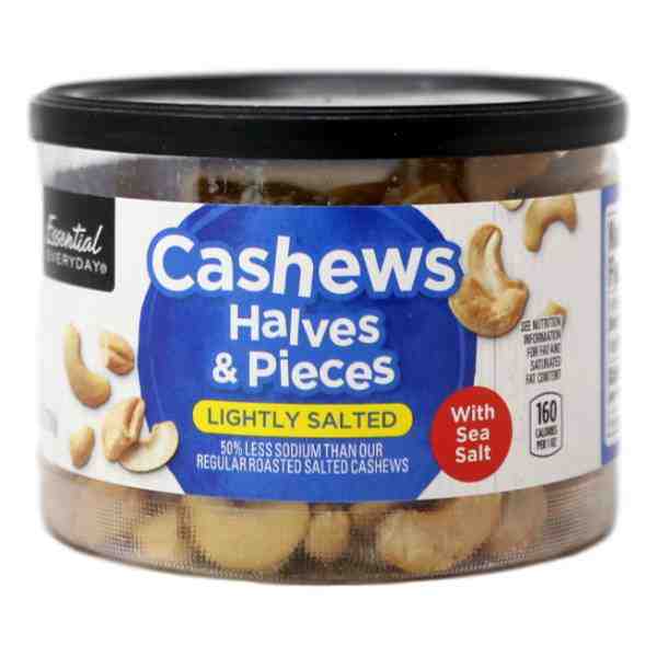 EE CASHEWS HALVES & PIECES LIGHTLY SALTED 8oz