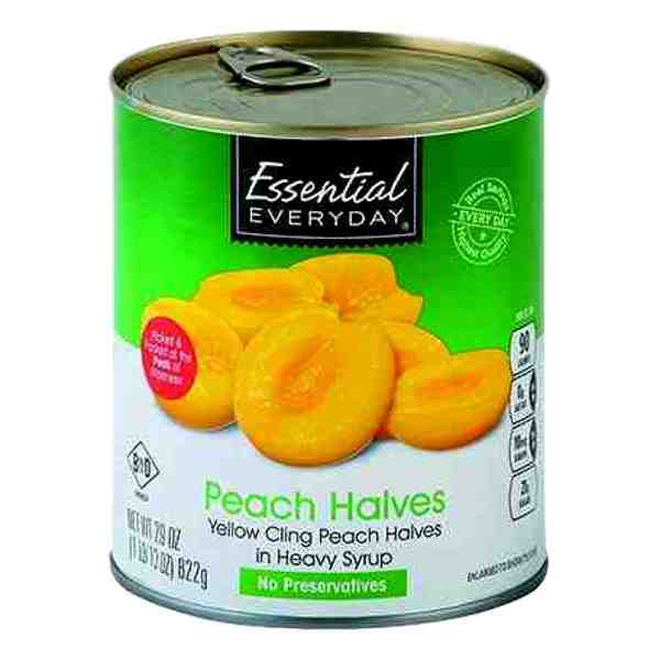 EE PEACH HALVES IN SYRUP 29. oz