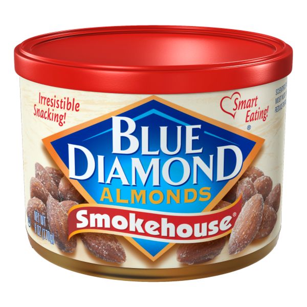 BLUE DIAMOND SMOKEHOUSE ALMONDS 6 OZ