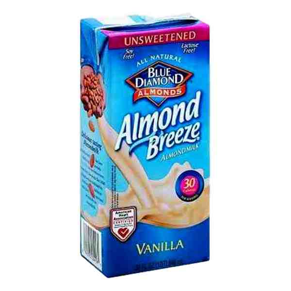 ALMOND BREEZE UNSWEET VANILLA MILK 32oz