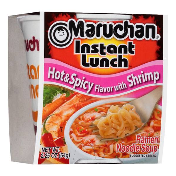 MARUCHAN HOT SPICY SHRIMP CUP 2.25OZ