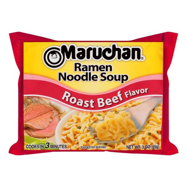 MARUCHAN ROAST BEEF RAMEN NOODLES 3 OZ