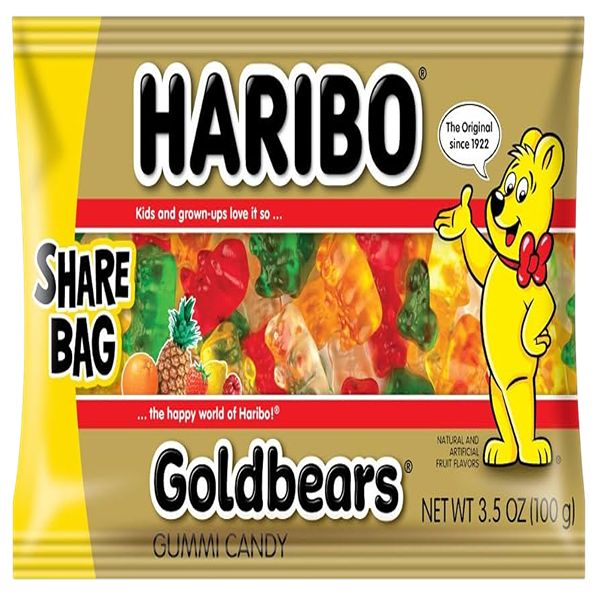 GUMMY GOLD BEAR SHARE BAG 3.5 OZ