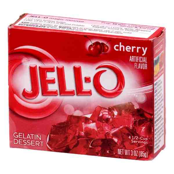 JELLO CHERRY GELATIN 3oz
