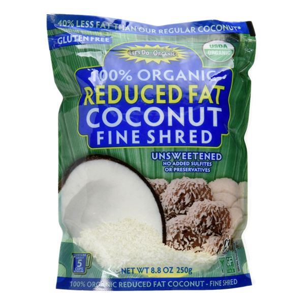 LET'S DO ORGANIC COCONUT SHRED UNSWEETENED ORG 8. OZ