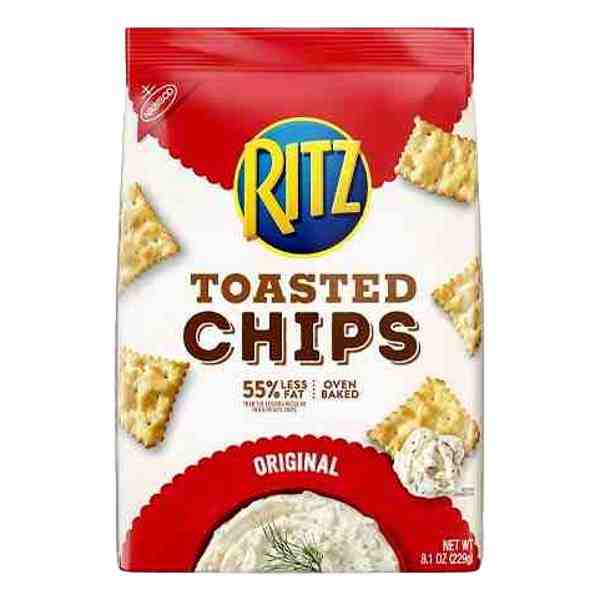 NABISCO RITZ TOASTED CHIPS ORIGINAL 8.1oz