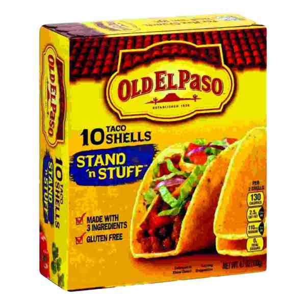 OLD EL PASO STAND N STUFF TACO SHELLS 4.7OZ