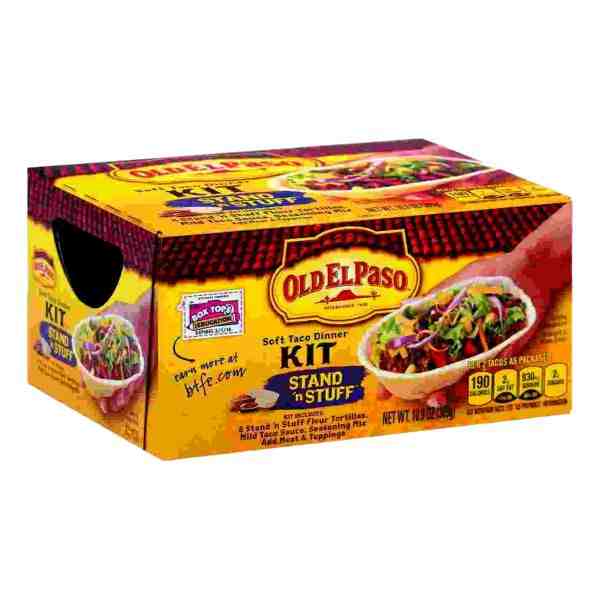 OLD EL PASO DINNER KIT SOFT TORTILLA BOWL 10.9oz