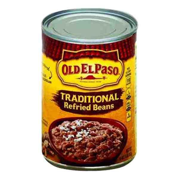OLD EL PASO TRADITIONAL REFRIED BEANS CAN 16oz