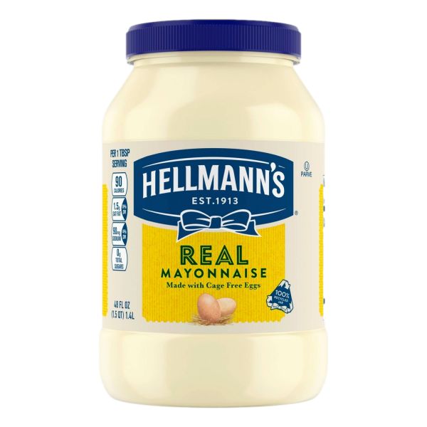 HELLMANNS REAL MAYONAISE 48 OZ