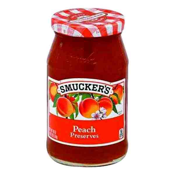 SMUCKER PRESERVES PEACH 18OZ
