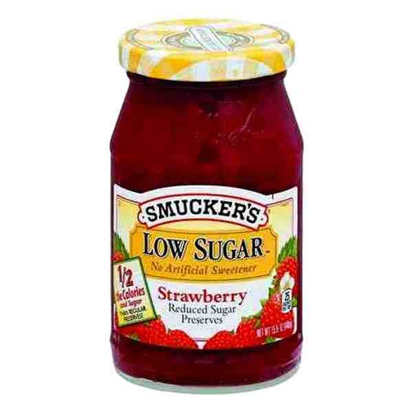 SMUCKERS PRESERVES STRAWBERRY LOW SUGAR 15.5 OZ