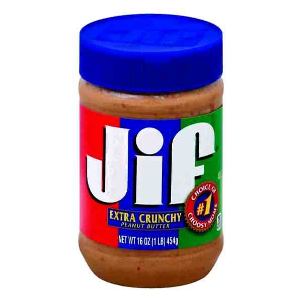JIF PEANUT BUTTER CRUNCHY 16 OZ