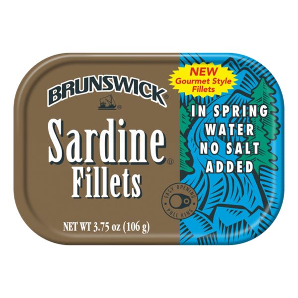 BRUNSWICK SARDINE BONELESS SPRING WATER 106 GR