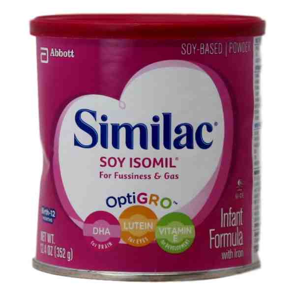 SIMILAC SENSITIVE SOY ISOMIL 12.4oz xxx CB xxx