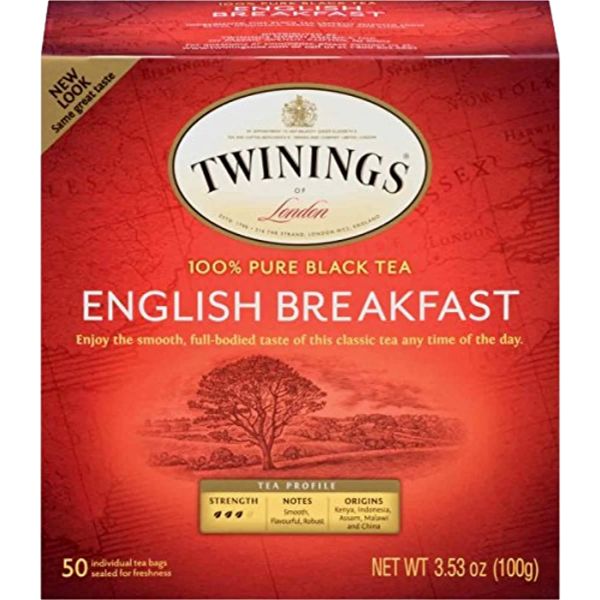 TWINING TEA ENGLISH BREAKFAST 50 BG