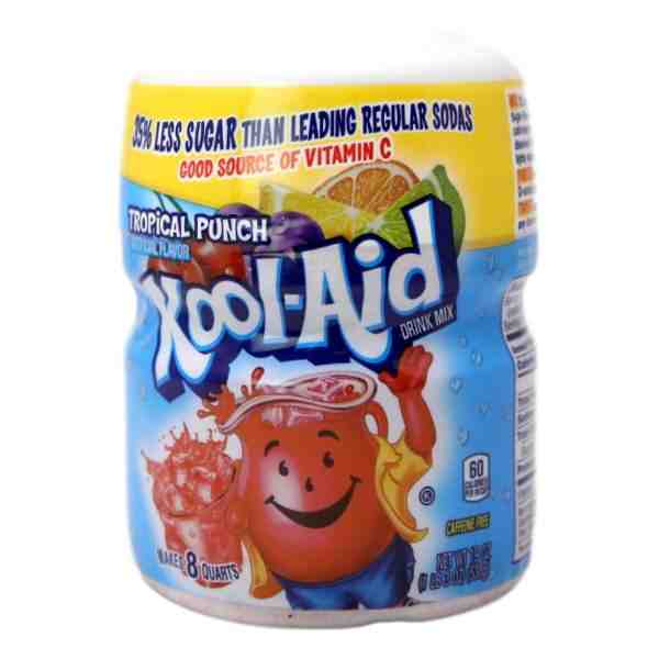 KOOL-AID DRINK MIX TROPICAL PUNCH 18oz